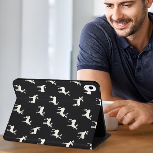 Étui iPad A16 11 2025 élan blanc housse fine et légère avec support de protection ajustable - 2