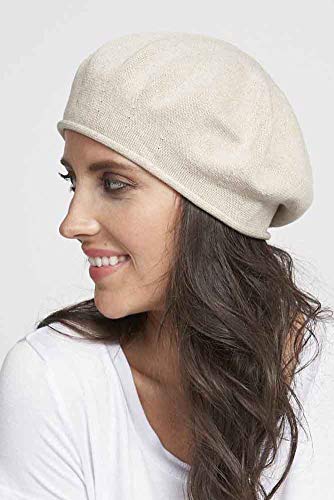 Parkhurst of Canada 10-1/2 Inch Cotton Knit Beret Sandstone