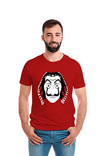 SmarTee Street Bella Ciao Round Neck Half Sleeve Tshirt