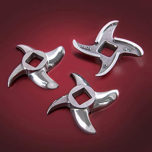 Stx Megaforce 3000 Powerful Air Cooled 6-In-1 Heavy Duty Electric Meat Grinder With Foot Pedal • Sausage Stuffer • Kubbe Maker • Burger/Slider Maker • 2 Meat Claws • 3 S/S Blades • 4 Grinding Plates #TOP4