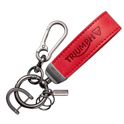 Porte Clés Moto pour Triumph Trident 660 Tiger 900 850 800 Porte Clef avec Logo Porte Clé Motard Design Élégant Anneau de Clé Accessoire Moto...