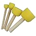 Round Foam Brushes