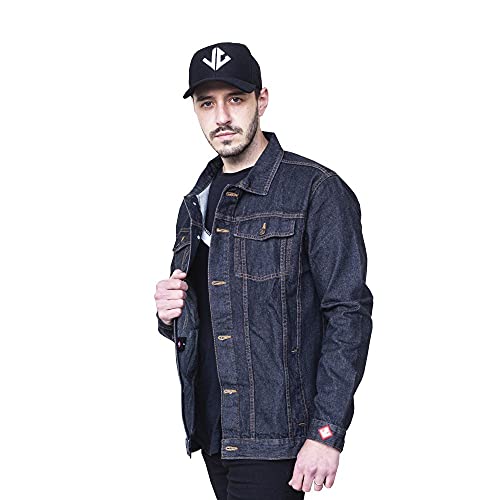 Jaqueta Jeans Masculina Azul Black B37 Original VCSTILO (Azul Black, G)