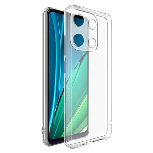 Image of COVERBLACK Rubber Silicone Back Cover for Itel A60 / A60s - Transparent