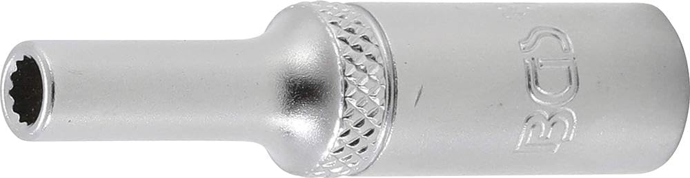 BGS 10702 | Socket, 12-point, deep | 6.3 mm (1/4") Drive | 4 mm