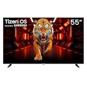 Kiano Elegance 55 Zoll (140 cm) 4K UHD LED Smart TV mit TIZEN OS (Powered by Samsung), Dolby Audio, Triple Tuner DVB-T2/C/S2, 3× HDMI, USB-PVR, WLAN
