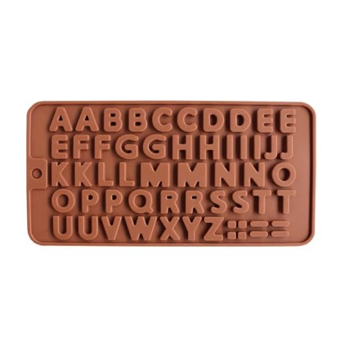 Image of Silicone Alphabets Shape Chocolate Mould Jelly Candy Mold | Cake Baking Mold | Bakeware Chocolate Moulds, 11 Cm