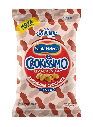 Amendoim Crocante Salgado Crokíssimo Pacote 400g