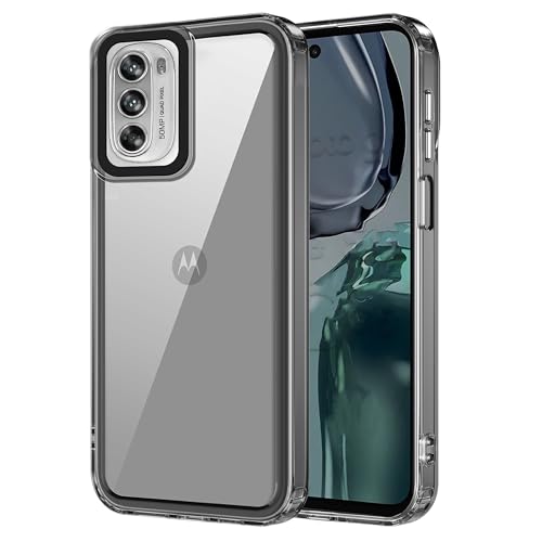 Image of Zapcase Back Case Cover for Moto G52 5G | Compatible for Moto G52 5G Back Cover | Case Cover with Camera Protection | (TPU + PC | Translucent Black)