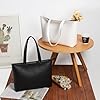 KALIDI Handbags Large Capacity Shopper Bag Tote Bag for Office Campus Daily and Travel White2 #1