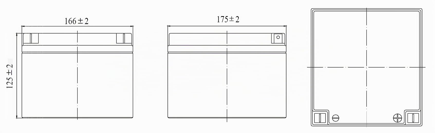 Velamp 23734 Batterie rechargeable au plomb, connexions Faston, 12V 26Ah. Idéal pour les lumières de secours, les systèmes de vidéosurveillance, les alimentations sans coupure, les loisirs, Noir