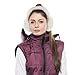 TOYANDONA Women’s Foldable Furry Earmuffs Warm Ear Warmers for Adults Fashionable Winter Ear Protection Accessory in Light Beige Color