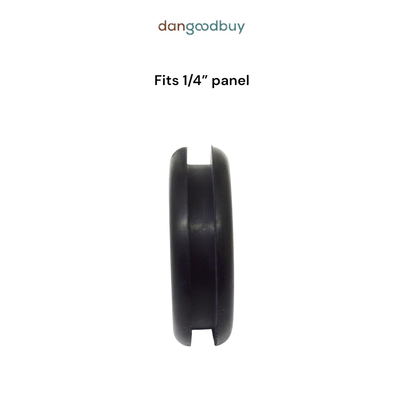 Rubber Grommet Fits 1 3/4" Hole in 1/4" Panel - SBR Rubber - Has 1 1/2" Center Hole (24 Pack)