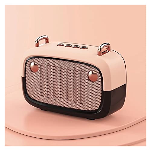 FURUIWUFENG Bocina Bluetooth Altavoz Bluetooth Mini Altavoz Sound Sound Sound Subwoofer High Volumen Estéreo Coche Al Aire Libre Portátil Portátil Lindo Altavoz Retro Bocina Bluetooth (Color : 3)