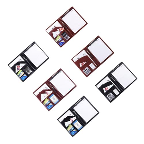 Porte documents cuir PU noir idéal pour vos réunions de bureau