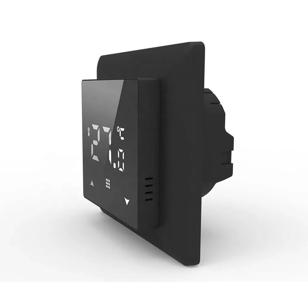 Sone Smart One ZigBee Thermostat Fußbodenheizung Schwarz 16A Tuya | bodenfühler, gateway nötig, touchpanel, kindersicherung, zigbee2mqtt