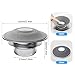 Bathroom Sink Stopper with Anti-Odor, Faster Drainage, Universal Silicone Sink Drain Strainer, with Detachable Hair Catcher Drain Cover, Pop Up Basin Plug for 1.1’’~1.77’’ Drain Hole(Gray)