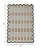 Matilda Goad Plaid Scallop Wool Hand Tufted Area Rug, Luxurious Designer, Anro Irregular Cozy Soft Area Rug for Bedroom, Living Room or Hallway| Handmade Modern Accent Rug (Light Blue, 5x8)
