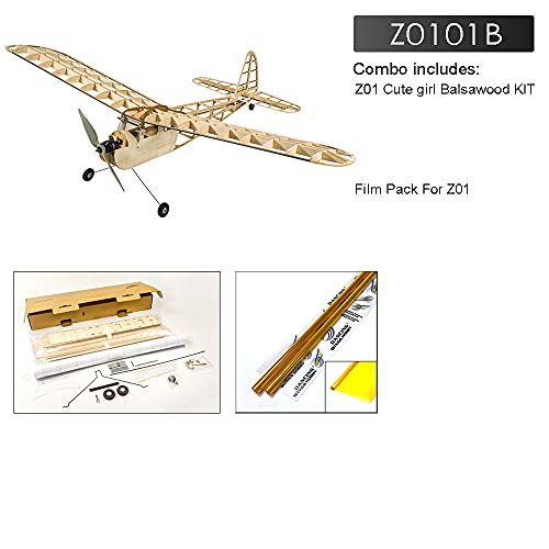 Avión de madera de balsa de 1150mm, el reto de construcción ideal para adultos 2