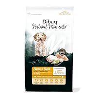 Dibaq Natural Moments 5 Star Truthahn & Huhn Adult Medium, Alleinfuttermittel für mittelgroße Hunde, Low Grain mit Reis, GVO‑frei, 12 kg