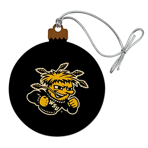 GRAPHICS & MORE Wichita State University Shockers Logo Wood Christmas Tree Holiday Ornament
