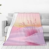 WZYCWB Pink Desert Mikrofleece-Bettdecke, Isolierung, langlebig, Klimaanlagendecke, Bett, Kino,...