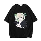[JLABS] よふかしのうた 七草ナズナ 夜守コウ アニメ Tシャツ 漫画 流行 メンズ/レディース プリント スポーツ 夏服 トップス 半袖 無地 通気性 ファッション ゆったり おもしろTシャツ