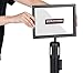 DuraSteel Stanchion Sign Holder - Portrait Display for 8.5