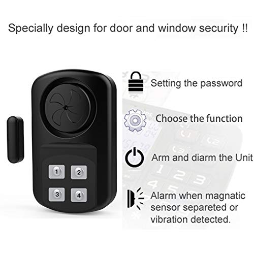 Hendun HDWMC Pool Gate Alarm Outdoor Wireless With Remote, 140Db Loud, Waterproof Door Alarm Sensor, Kids Safety thumb #3
