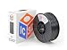 IC3D Black 3mm ABS 3D Printer Filament - 2.1lb Spool - Dimensional Accuracy +/- 0.05mm - Professional Grade 3D Printing Filament - MADE IN USA