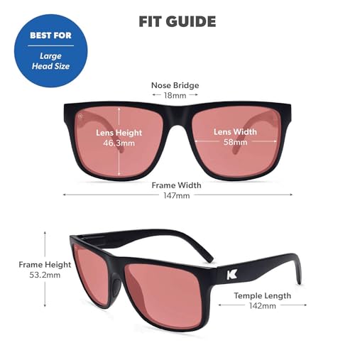 Image of Knockaround Large Polarized Sunglasses for Men & Women - UV400 Protection