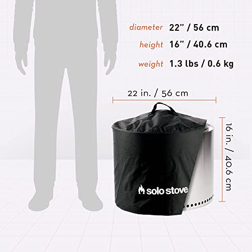 Solo Stove Bonfire Shelter Protective Fire Pit Cover or Shelter for Round Fire Pits Waterproof Cover for Outdoor Firestove Fire Pit Accessories for Outside Cooking Camping and Outdoors - Image 4