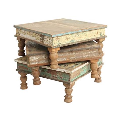STUFF Loft Mesa auxiliar de madera reciclada Cover
