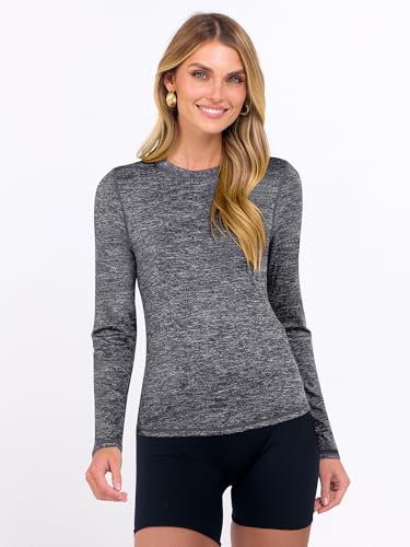 ANRABESS Womens Long Sleeve Workout Quick Dry Fitted Yoga Gym Athletic Shirts2