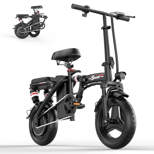 Misodo Folding Electric Bike for Adults, 1200W Peak Motor, 25MPH