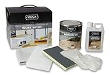 WOCA Worktop Oil kit (Natural) All You Need for The Maintenance of Kitchen Worktop or Furniture. This Danish Oil for Wood Highlights The Wood’s Natural Glow Fresh Appearance.