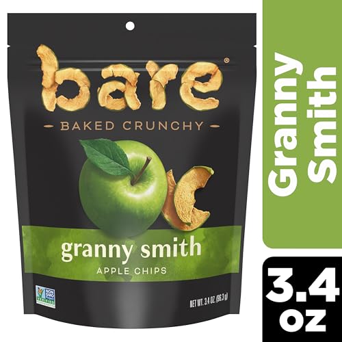 Bare Baked Crunchy Apple Chips, Granny Smith Apple, Gluten Free, 3.4 oz Bag - image 3
