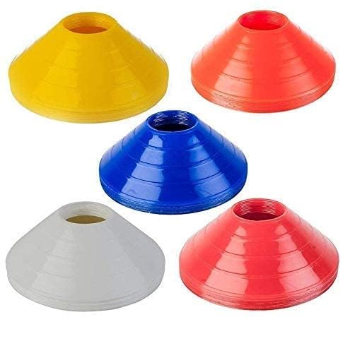 GLS Disc Cones Set Space Marker - Agility Soccer Cones for Training, Football, Kids, Sports, Field Cone Markers (Set of 10 Pc) (B0CX947G44) Amazon Price History, Amazon Price Tracker