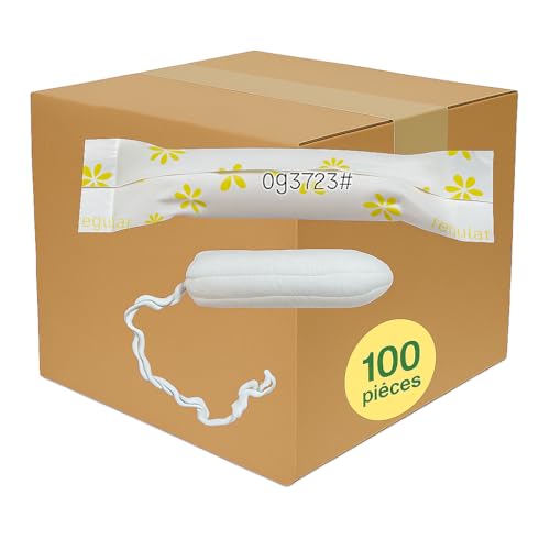 Tampons ohne Applikatoren – zertifizierte Bio-Baumwolle, parfümfrei, chlorfrei – natürlicher und bequemer Menstruationsschutz