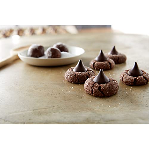 Hershey's Kisses Special Dark Mildly Sweet Chocolate Purple Foil, Individually Wrapped, Candy Bulk Party Pack, 32.1 Oz #TOP3