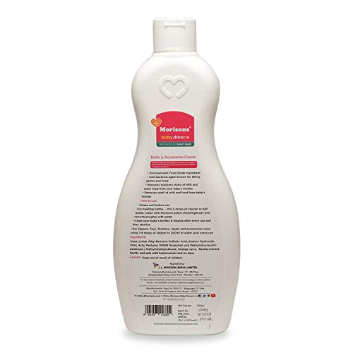 Image of Morisons* babydreams THE CHOICE OF SMART MUMS Bottle & Accessories Cleaner 500ml, White