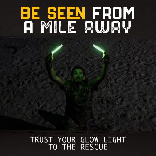 Glow Mind GM-06-30-N Ultra Bright Glow Sticks In Bulk - Multi Use Glowsticks For Parties, Camping, Emergency Light And Survival Kit thumb #4
