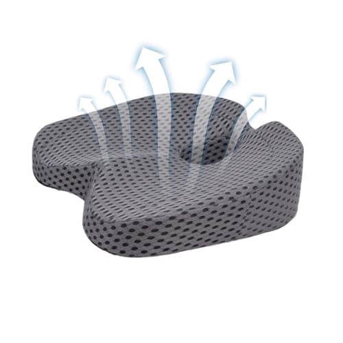 Cojín del Asiento del automóvil: Almohada de Silla de Espuma de Memoria, Almohada de Silla de Oficina, Almohada de Silla, Almohada Lumbar, Almohada ergonómica para el Asiento cojín para el Asien