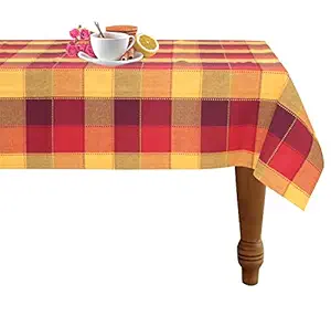 AIRWILL 100% Cotton 2 Seater Table Cover (Pack of 1)