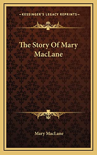 The Story Of Mary MacLane