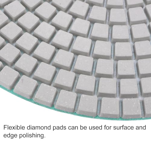 Image of uxcell Diamond Polishing Pad 7-Inch 2000 Grits Wet /Dry Grinding for Stone Concrete Marble Countertop Floor 2pcs