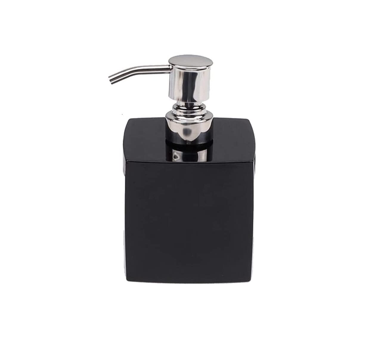 Sdydsge Noir Soap Dispenser， Soap Dispensers Dispenser Lotion With Stainless Steel Pump Square Refillable Bottle