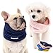 10色展開 フレンチブルドッグ 秋 冬 ネックウォーマー 服 犬 猫 もこもこ スヌード マフラー 暖かい ボア生地 ドッグウェア ペット用品 耳保護 防寒 寒さ対策 ボア Sサイズ Mサイズ フレブル リニューアル  KM005G