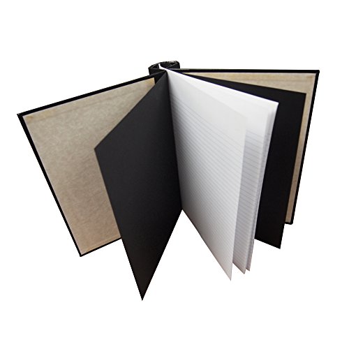 Roaring Spring Thesis Springback Leatherette Binder, 1" Capacity, 11" x 8.5", Black