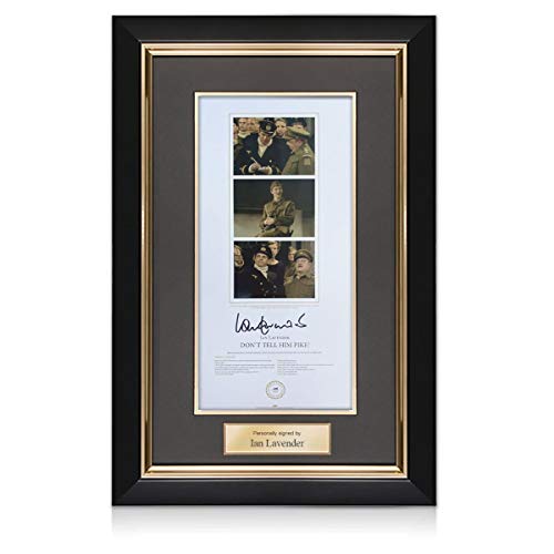 Stampa di Dad's Army firmata da Ian Lavender. Cornice deluxe